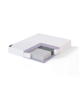 Sleepwell BLUE POCKET PLUS SPRING MATTRESS / 180x23x200 / hard / BLUE Tilde Stretch White