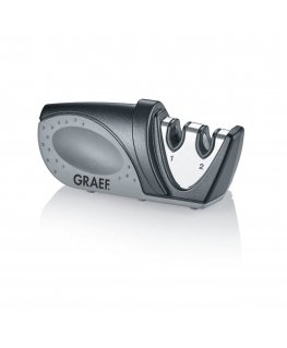 Graef Piccolo Pull through knife sharpener Black, Grey