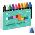 Acrylic markers - felt-tip pens ARRTX Jumbo, 10 colors