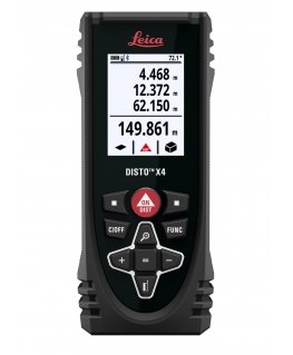 Leica DISTO X4 Laseretäisyysmittari musta 150 m