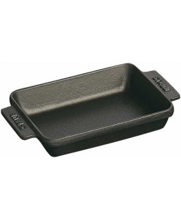 Staub mini rectangular baking dish - 250 ml, Black