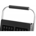 Royal Catering Waffle maker rectangular double for 4 Belgian waffles 2 x 2000 W