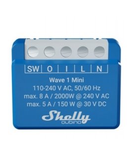 Shelly Qubino Wave 1 Mini Smart switch Blue
