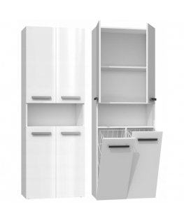 Topeshop NEL 2K DK BPOŁ kylpyhuonekaappi Valkoinen