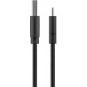Goobay 59122 USB kabelis 2 m USB 2.0 USB A USB C Melns