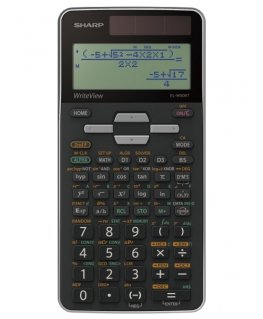 Sharp EL-W506T kalkulators Kabata Displeja kalkulators Melns, Pelēks
