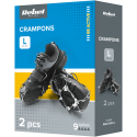 Grips with spikes for hiking boots, size L (40 - 43), REBEL ACTIVE Grips with spikes for hiking boots, size L (40 - 43), REBEL ACTIVE