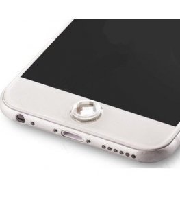Mocco Universal Home Button Стикер Украшение Apple iPhone / iPad Серебряный