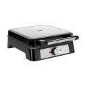 TEESA waffle maker, 4 waffles, 1600W, stainless steel, power adjustment