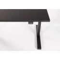 Elfen Ergodesk galda virsma 120 x 75 cm, matēta melna