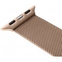 Fixed smartwatch mesh strap, Apple Watch 38 / 40 / 41 mm, Rose gold