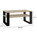 Topeshop MODERN 1P SON CZ coffee/side/end table Coffee table Rectangular shape 2 leg(s)