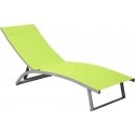 Summer 5-position beach bed, lime PATIO