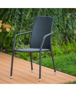 Krzesło ogrodowe Etienne black PATIO