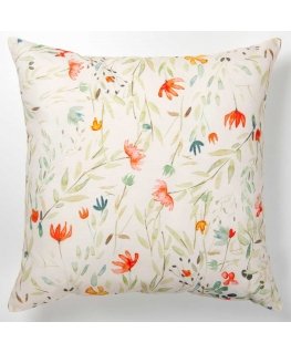 Set of 2 Pastel Flowers pillowcases 42 x 42 cm AMBITION