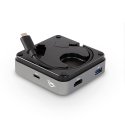 OWC USB-C Travel Dock Vielinis USB 3.2 Gen 1 (3.1 Gen 1) Type-C Pilka