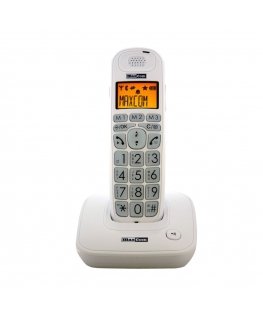 MaxCom MC6800 BB DECT telefons Zvanītāja ID Balts