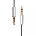 RoGer AU4P1 AUX Audio Cable / Stereo + Microphone (4pin) RoGer AU4P1 AUX Audio Cable / Stereo + Microphone (4pin)