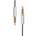 RoGer AU4P1 AUX Audio Cable / Stereo + Microphone (4pin) RoGer AU4P1 AUX Audio Cable / Stereo + Microphone (4pin)