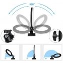 Puluz LED ring lamp 26cm With phone holder and clip