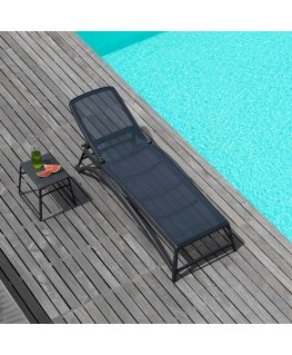 Leżak hard Atlantic Anthracite NARDI