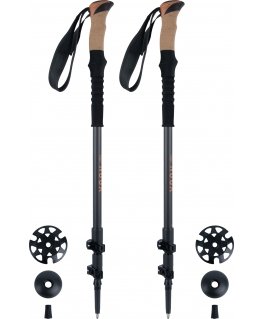 Noux Grus telescopic poles, 63 - 135 cm