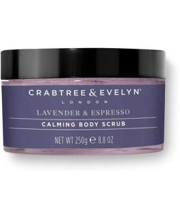 Crabtree & Evelyn, Lavender & Espresso, Calming, Body Scrub, 220 ml