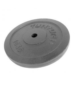 Tunturi Plate Black 15.0kg, Single