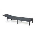 Allibert Jaipur Sunlounger Graphite Allibert Jaipur Sunlounger Graphite