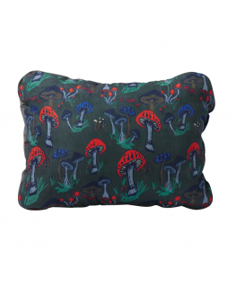 Thermarest Therm-a-rest Compressible Pillow Cinch Regular - Blue with mushrooms (Fun Guy Print)