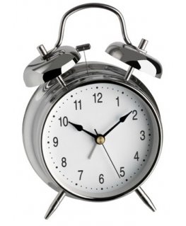 TFA-Dostmann 98.1043 äratuskell Kvarts äratuskell Hõbe, Valge