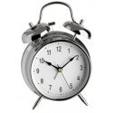 TFA-Dostmann 98.1043 alarm clock Quartz alarm clock Silver, White