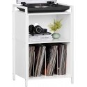 Vinyl record stand white