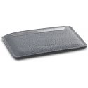Woolnut Leather Card Holder -korttikotelo, harmaa