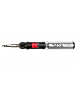 Yato YT-36706 soldering iron Gas soldering iron 1300 °C Black, Red, Stainless steel