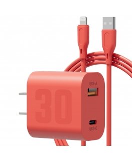 USB-C to Lightning 30W Red