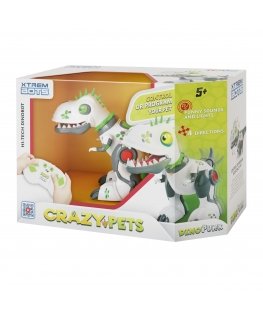 XTREM BOTS Crazy Pets interactive robot Dino punk