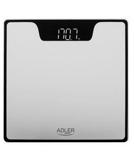 Adler AD 8174s Rectangle Silver Electronic personal scale