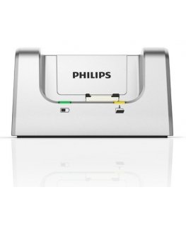 Philips ACC8120 mobiililaitteiden telakka-asema Hopea