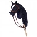 Hobijs zirgs HOPPIHORSE A3 melns