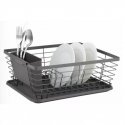 Dish Drainer, Steel-Plastic, grey, KINGHoff.