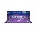 Verbatim DVD+R Double Layer 8x Matt Silver 25pk Spindle 8,5 GB DVD+R DL 25 pcs