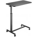 Spacetronik Buddy 02 Lite adjustable table on wheels, black