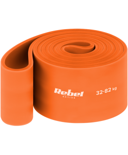 Latex exercise band - Power Band PL-7, orange 32-82 kg REBEL ACTIVE