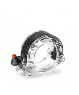 Rockbros 34210028002 Q-shaped bicycle bell - transparent
