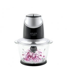 Adler AD 4082 electric food chopper 1.2 L 300 W Black, Silver