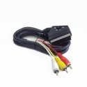 Gembird SCART/3 x RCA 1,8 m SCART (21-pin) Черный Gembird SCART/3 x RCA 1,8 m SCART (21-pin) Черный