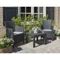 Allibert 216777 lauko baldų komplektas Grafitas