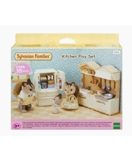 Sylvanian Families Maalaistalon keittiö jääkaapilla