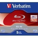 Verbatim 43615 neįrašytas „Blu-Ray“ diskas BD-RE 25 GB 5 vnt